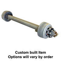 (image for) 12K HD Trailer Axle DS Hyd Brake Lo Profile ABS Equip No Springs