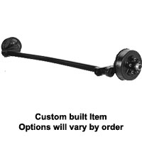 (image for) #12 Torflex Trailer Axle Electric Brake 5 Spoke
