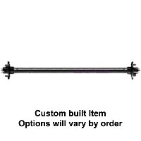 (image for) 2,200 lb. Trailer Axle 5 On 4.5" Idler Straight No Brake Flange