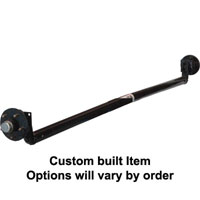 (image for) 3,500 lb. Trailer Axle 4" Drop 5 On 4.5" Idler
