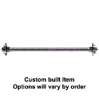 (image for) 3.5k Marine Trailer Axle Idler 5 On 4 1/2" Zerk Lube Galvanized