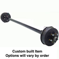 (image for) 3,500 lb. Trailer Axle 5 On 4.75" Straight Electric Brake