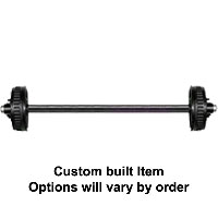 (image for) 3,500 lb. Trailer Axle 6 On 5.5" Straight Electric Brake