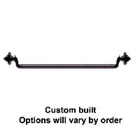 (image for) 3,500 lb. Trailer Axle 4" Drop 6 On 5.5" Idler