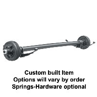 (image for) 4,400 lb. Trailer Axle 6 On 5.5" Straight Electric Brake