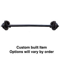 (image for) 6,000 lb. HD Trailer Axle 6 On 5.5" Straight Hyd Disc Brake