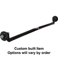 (image for) 6,000 lb. RD Trailer Axle 4" Drop 6 On 5.5" Idler