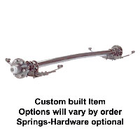 (image for) 6K RD Marine Axle Trailer Idler Zerk Lube 6 on 5 1/2" Galvanized