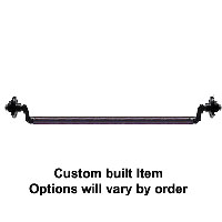 (image for) 6,000 lb. RD Trailer Axle 4" Drop 8 on 6.5" Idler