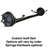 (image for) 6,000 lb. RD Trailer Axle 4" Drop UTG Hyd Freeback Brake