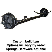 (image for) 6,000 lb. HD Trailer Axle UTG 4" Drop Electric Brake