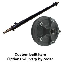 (image for) 7,000 lb. Trailer Axle UTG Straight Electric Brake