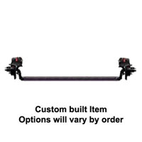 (image for) 8,000 lb. Trailer Axle 4" Drop 8 On 6.5" Hydraulic Disc Brake