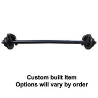 (image for) 8,000 lb. Trailer Axle 8 On 6.5" Straight Hydraulic Disc Brake