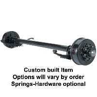 (image for) 8,000 lb. Trailer Axle 8 On 6.5" Straight Electric Brake