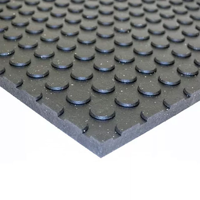 (image for) Horse-Stock Trailer Button/Smooth Rubber Stall Mat 48" X 72" X 3/4'' Dexter/Redneck #4872BM-75