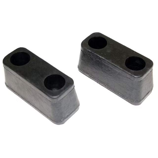 (image for) Horse-Stock Trailer Rectangular Pre-Drilled Rubber Bumper 2 3/5" X 6" Qty 2Dexter/Redneck #B5540