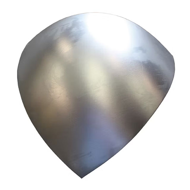(image for) Trailer Ball Corner Cap 6" Radius Aluminum Dexter/Redneck #BC6A-080