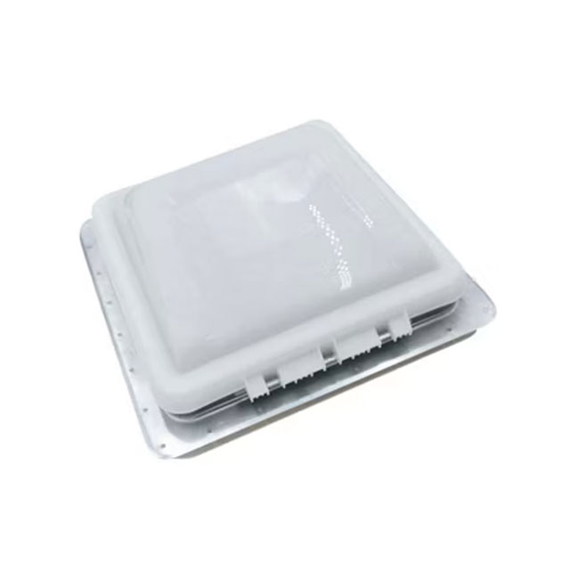 (image for) Trailer Dome Ventilator With 12V Fan Assembly Crank Out 14" X 14" Dexter/Redneck #M1659-12V