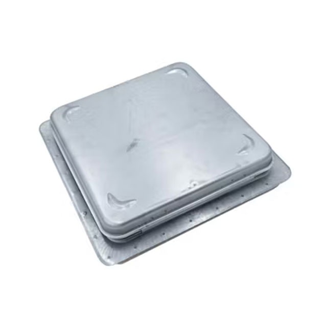 (image for) Trailer Ventilator Assembly Crank Out Flat Top 14" X 14" Dexter/Redneck #M1660