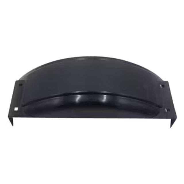 (image for) Trailer Fender Single Axle With Back Black Poly 8-12" Tire Dexter/Redneck #PF775X21B