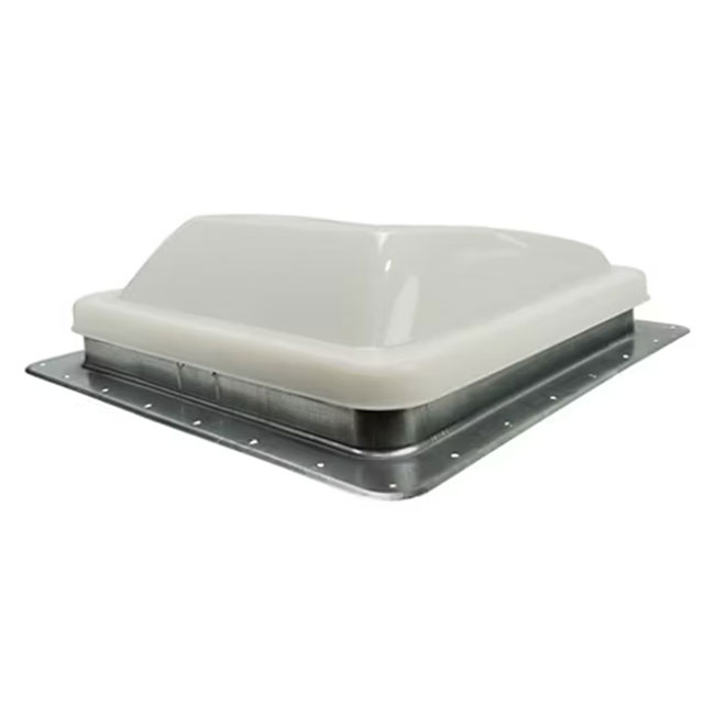 (image for) Trailer Ventadome Dome Roof Vent White with Screen Frame Dexter/Redneck #V2092-601-00