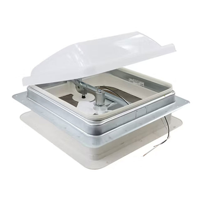 (image for) Trailer Ventadome Roof Vent White with Screen Frame And Fan Dexter/Redneck #V2094SP-32
