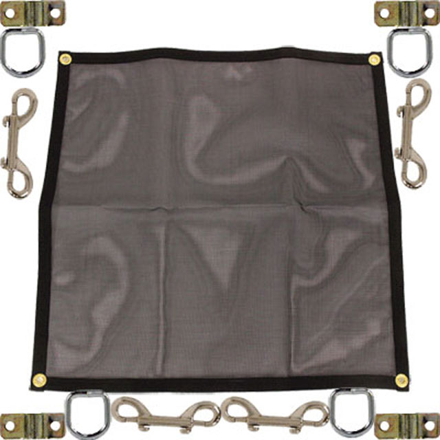 (image for) Horse Stock Trailer Window Netting Kit 27" X 27'' Dexter/Redneck #WN2727KIT