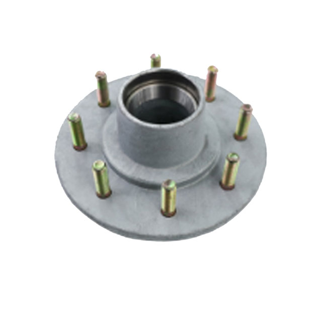 (image for) Trailer Disc Brake Hub Galvanized 8 Bolt on 6 1/2" With 1/2" x 2.5" Studs 7K Kodiak/Dexter #008-865-03