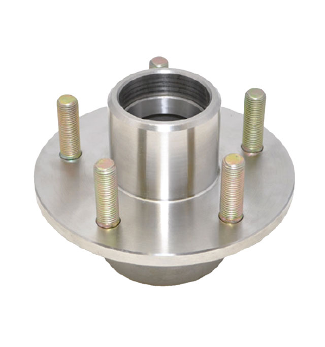 (image for) Trailer Stainless Steel Hub 5 Bolt on 4 1/2" #84 Spindle 3.5K Dexter/Redneck #008-H-84545-SS-S