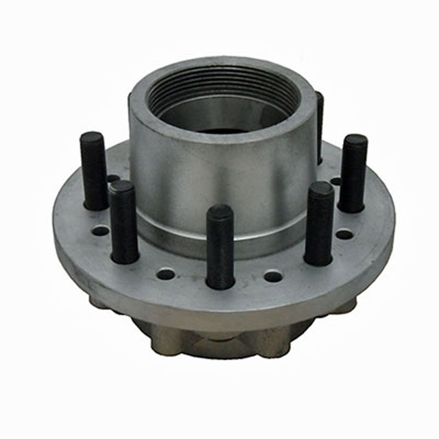 (image for) Trailer Disc Brake Hub Spacer Cups & 5/8" Studs Dacromet 8 Bolt on 6 1/2" Oil 5 Al-Ko 120 Spindle Kodiak/Dexter #008-H/S-120-DW-D-S