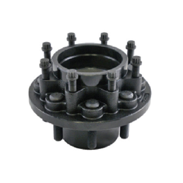 (image for) Trailer Disc Brake Hub Spacer Cups & 5/8" Studs 8 Bolt on 6 1/2" Oil 120 Spindle Kodiak/Dexter #008-H/S-120-SW-S