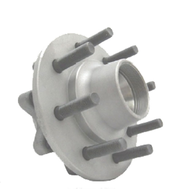 (image for) Trailer Disc Brake Hub Spacer Cups & 5/8" Studs 8 Bolt on 6 1/2" Oil 42 Spindle 8k HD Kodiak/Dexter #008-H/S-42