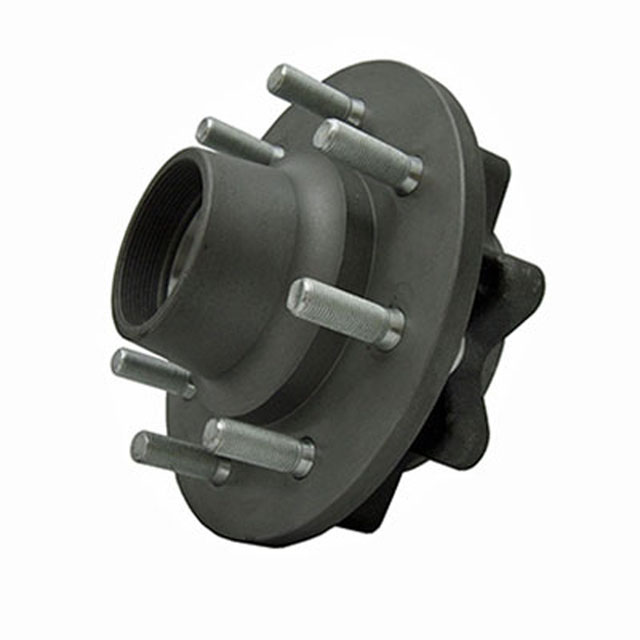(image for) COPY Trailer Disc Brake Hub Spacer Cups & 9/16" Studs 8 Bolt on 6 1/2" Oil 42 Spindle 8k HD Kodiak/Dexter #008-H/S-42-9-S