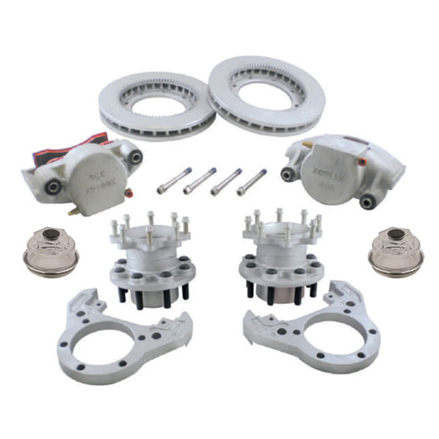 (image for) Trailer Hydraulic Disc Brake Kit Dacromet 11" R/H 865 Bolt Pattern Rockwell American 10k Kodiak/Dexter #071-2H-11-10Q-DDDD