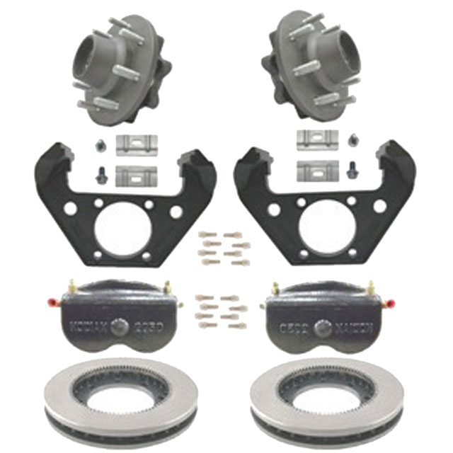 (image for) Trailer Hydraulic Disc Brake Kit 13" Integral Rotor 9/6" Studs 8k HD Kodiak/Dexter #071-2H-11-8D-5HD-REER
