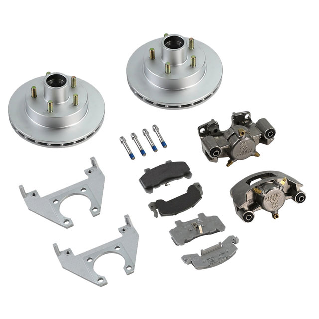 (image for) Trailer Gal-Dex/Stainless Hydraulic Disc Brake Kit Dacromet 10" Integral Rotor 3.5k Kodiak/Dexter #K71-2H-10-DSD