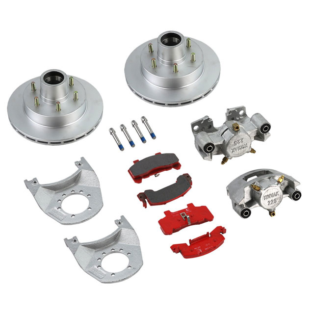 (image for) Trailer Hydraulic Disc Brake Kit 12" Integral Hub/Rotor Dacromet 5.2-6k Kodiak/Dexter #K71-2H-12-DDD