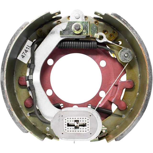(image for) Rockwell Trailer Electric Brake Assembly 12 1/4" X 5" Left Hand 5 Bolt Flange 16k Per Pair Dexter/Redneck #4741-L