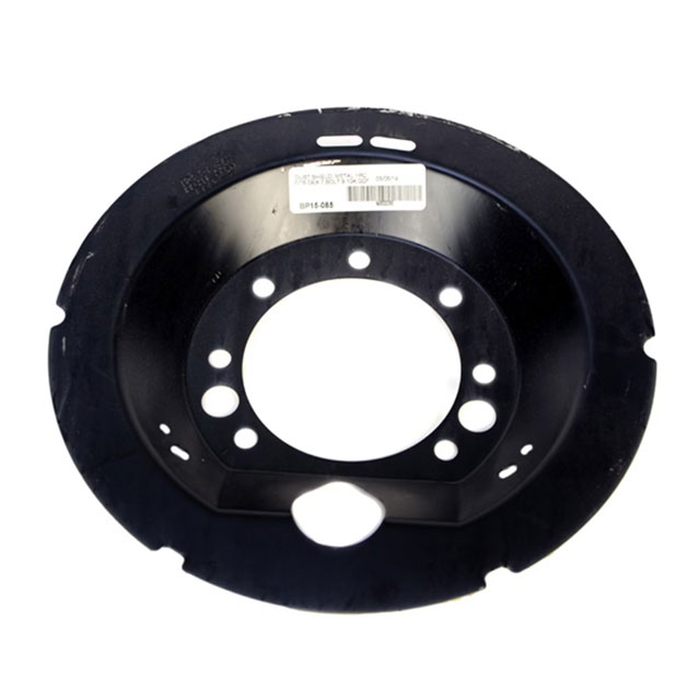 (image for) Trailer Hydraulic Brake Dust Shield 12 1/4" X 3 3/8" Stamped 7 Bolt 9-10K GD Axle Dexter/Redneck #BP15-085