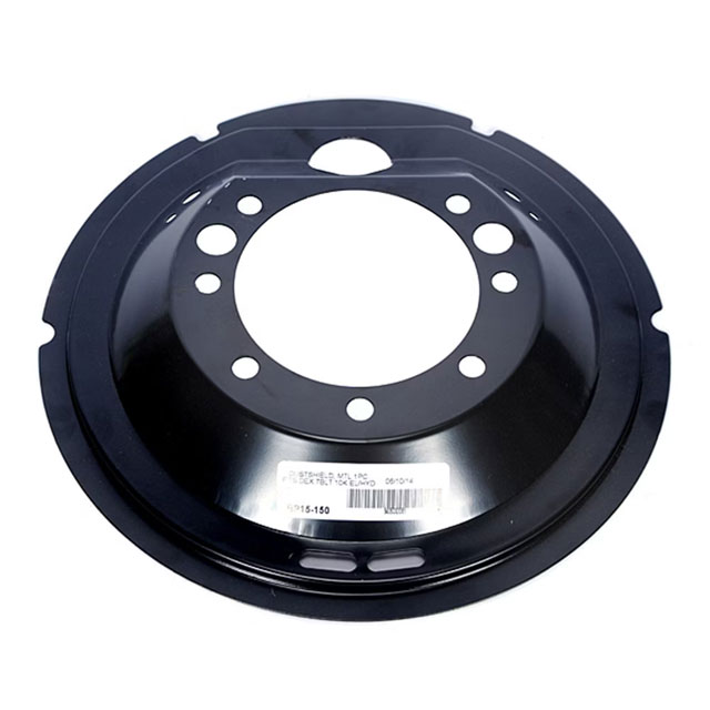 (image for) Trailer Electric Brake Dust Shield 12 1/4" X 4" Brake Stamped Back 10K HD Dexter/Redneck #BP15-150