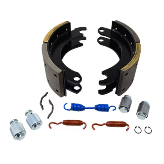 (image for) 12 1/4" x 5" Trailer Air Brake Shoe/Lining And Spring Kit PQ Dexter/Redneck #BP22-027
