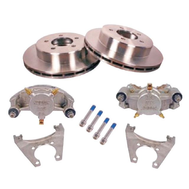 (image for) Trailer Hydraulic Disc Brake Kit Stainless 10" Slipover Rotor 3.5k Dexter/Redneck #K71-2R-10-SSS
