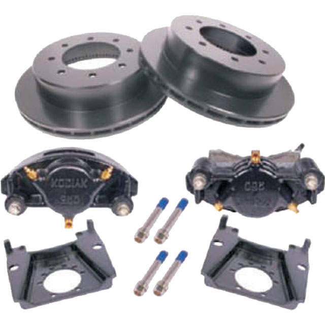 (image for) Trailer Hydraulic Disc Brake Kit E-Coat 13" Slipover Rotor 1/2" Stud 7k Kodiak/Dexter #K71-2R-133-7-8-EEE