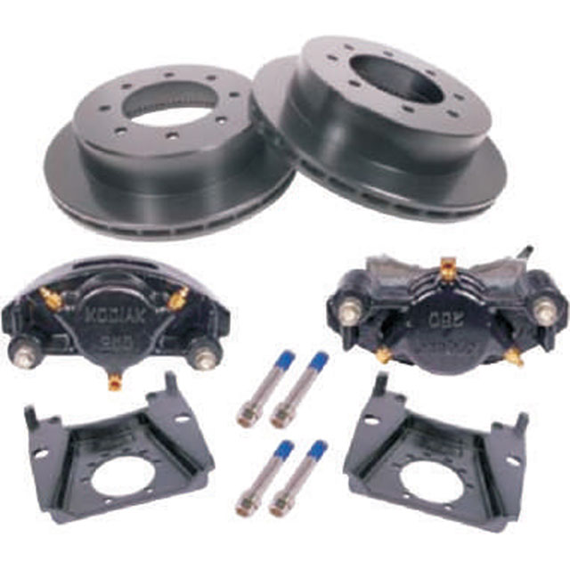 (image for) Trailer Hydraulic Disc Brake Kit E-Coat 13" Slipover Rotor 9/16" Stud 7k Kodiak/Dexter #K71-2R-133-7-9-EEE