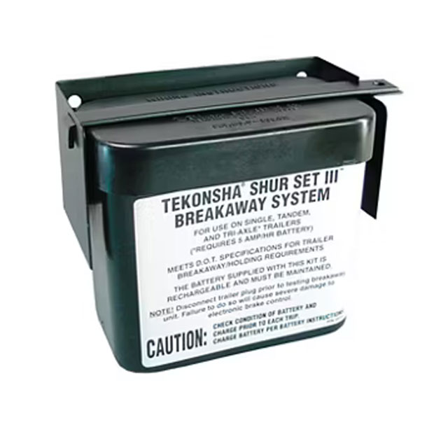 (image for) Trailer Breakaway Kit Replacement Battery Box Lockable Metal Bracket Mount Dexter/Redneck #20000