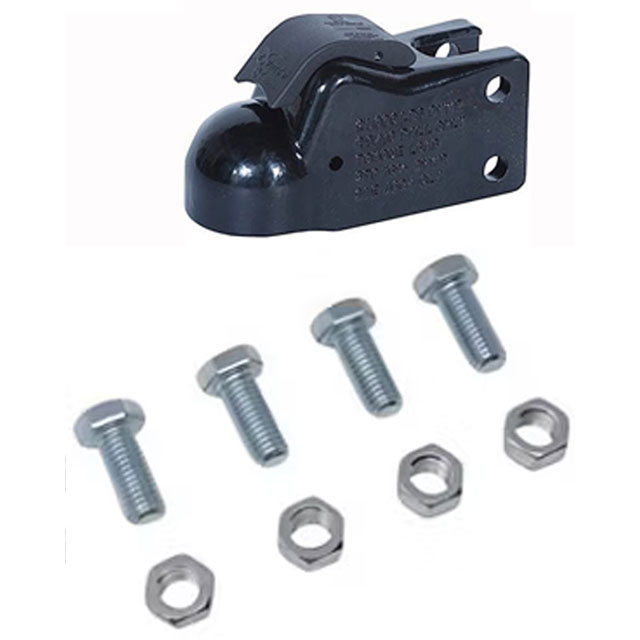 (image for) Trailer Demco Adjustable Coupler Kit 2 5/16" Ball 21k With Bolts Dexter/Redneck #14040-81KT