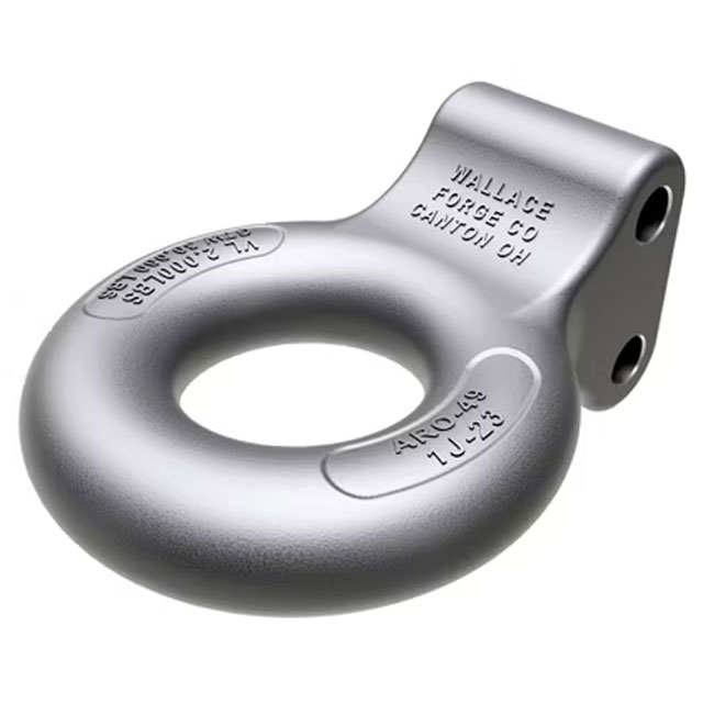(image for) Trailer Wallace Forge 2.5" Adjustable Tow Ring Coupler 30,000 lb. Dexter/Redneck #2374143E-HT