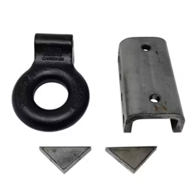 (image for) Trailer Wallace Forge Adjustable Tow Ring With 3 Position Channel 2.5" Eye 30k Dexter/Redneck #18128XL-Z-20K
