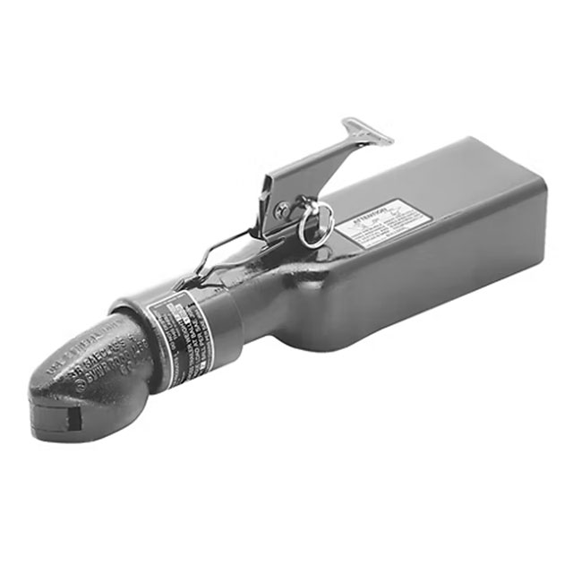(image for) Trailer Bulldog Straight Tongue Coupler Bulldog 2" Ball 3" Tongue 7,000 lb. Dexter/Redneck #3B4
